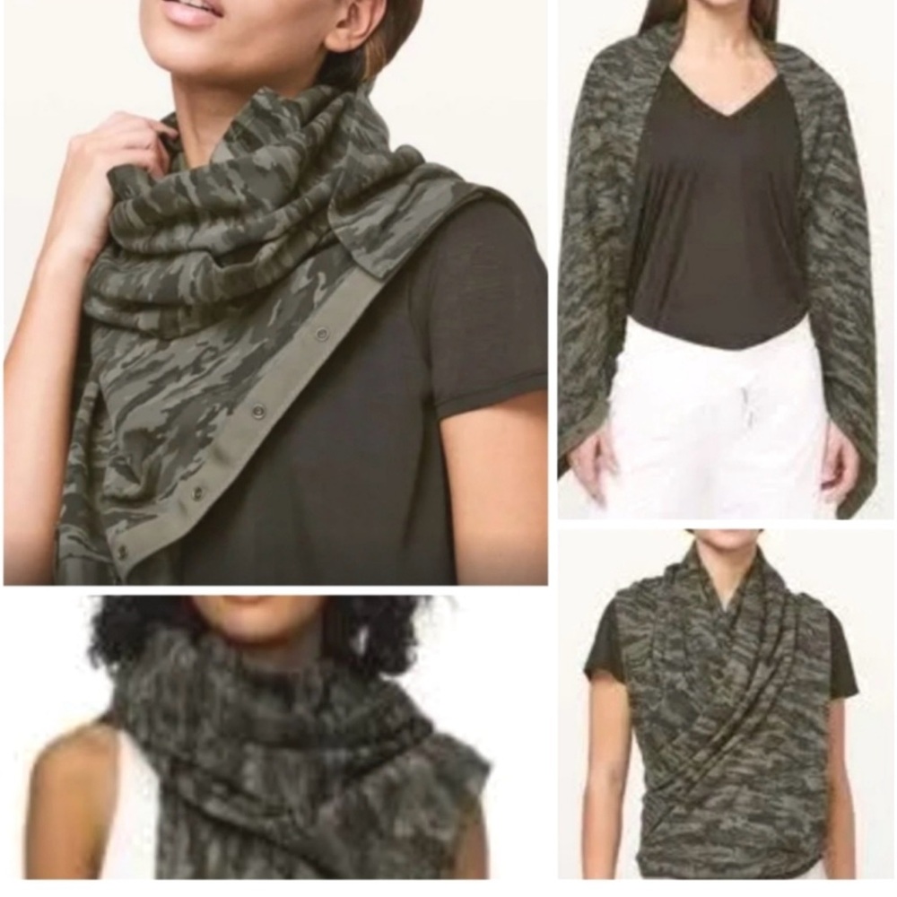 Lululemon Camouflage Patterned Women's Scarf